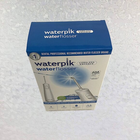 Waterpik waterflosser White Cordless Enhance Handheld Rechargeable High Capacity - Picture 8 of 12